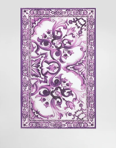 Majolica-print cotton sarong