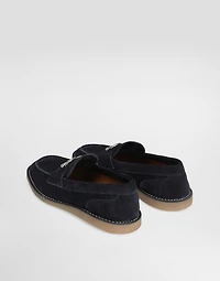 Suede loafers