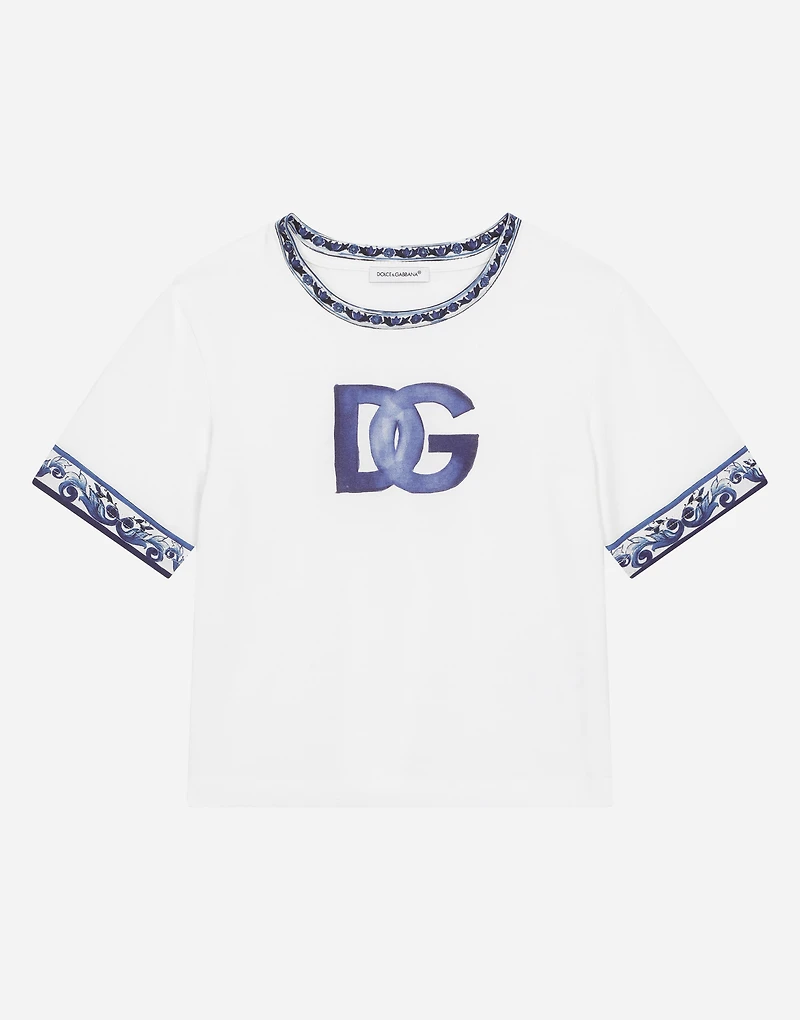 Jersey T-shirt with DG logo