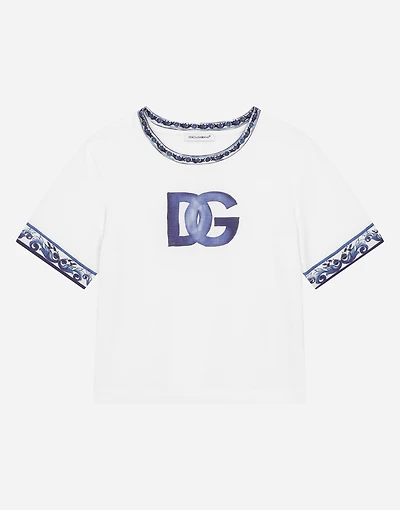 Jersey T-shirt with DG logo