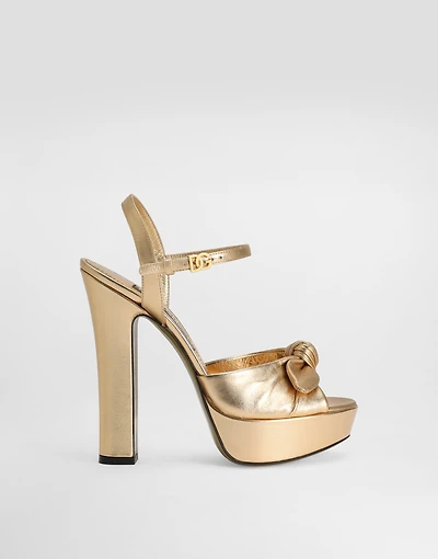 Mordoré nappa leather sandals