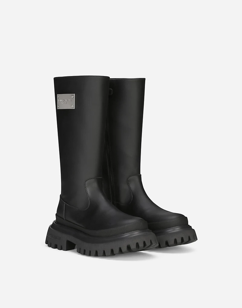 Calfskin boots