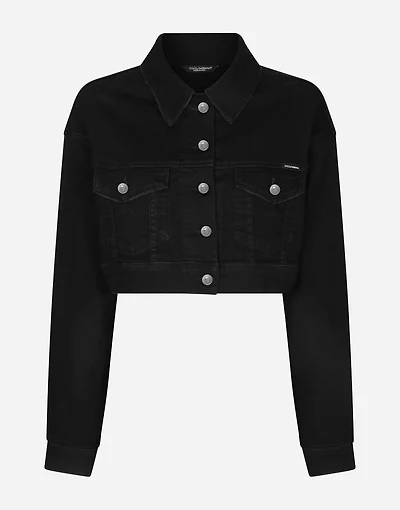 Short denim jacket