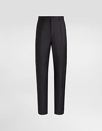 Wool twill trousers