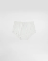 Majolica-print cotton poplin dress