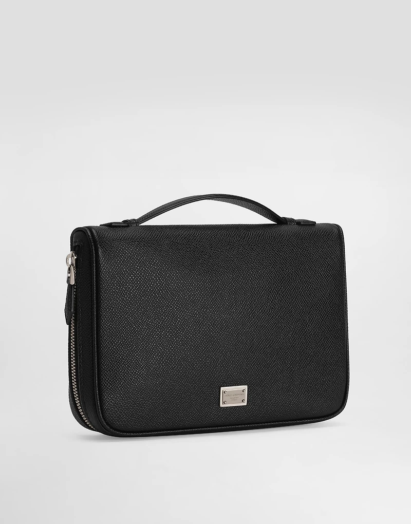 Sicily alpine calfskin necessaire