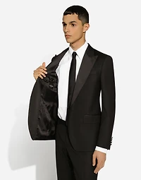 Single-breasted tuxedo suit