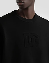 Cotton sweatshirt with logo