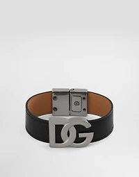 Calfskin bracelet with DG logo