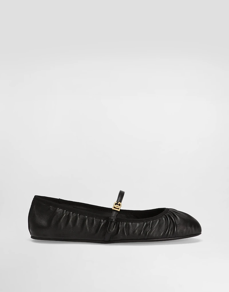 Nappa leather ballet flats