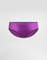 Stretch satin briefs