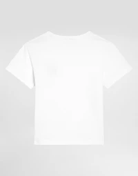 OversizedJerseyt-shirt with logo plaque