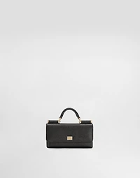 Dauphine-print calfskin mini bag