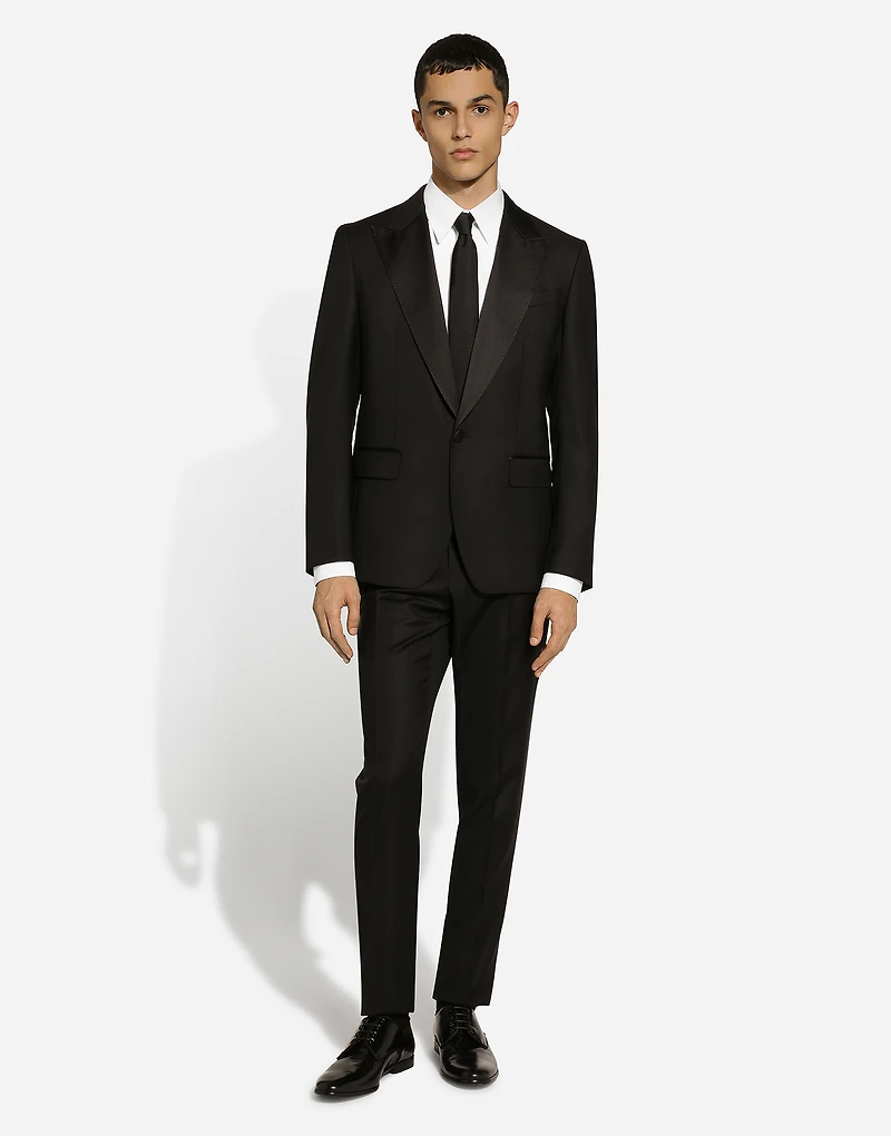 Single-breasted tuxedo suit
