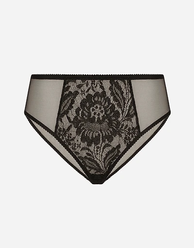 Lace and tulle panties
