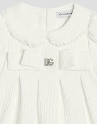 Short-sleeved cotton dress