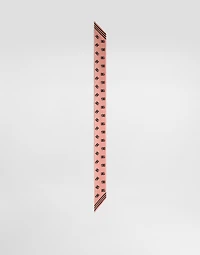 Twill headscarf with all-over DG logo print (6x100)