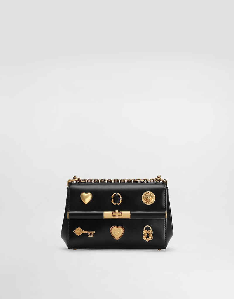 Marlene city mini bag in palmated calfskin