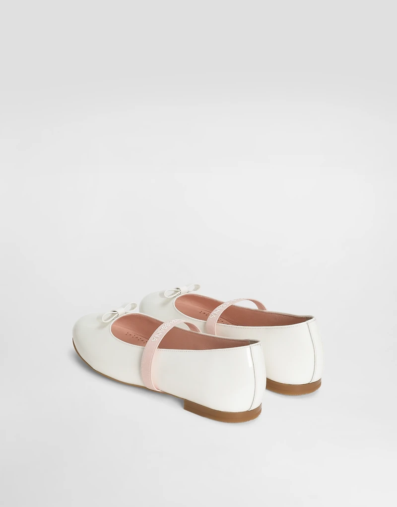 Patent leather ballet flats