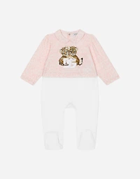 3-piece gift set jersey with all-over logo print