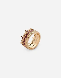 Royal Ring 18-carat yellow gold and diamonds
