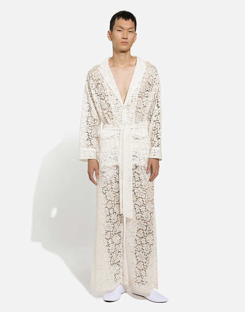 Lace robe