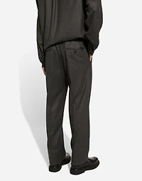 Flannel jogging pants