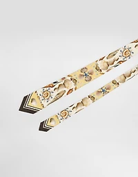 Shell-print tie