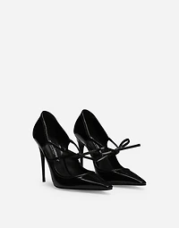 Polished calfskin pumps