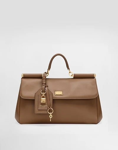 My Sicily handbag in plongé calfskin