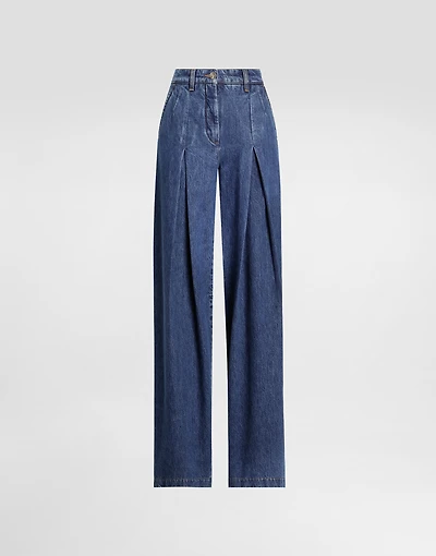 5-pocket denim trousers