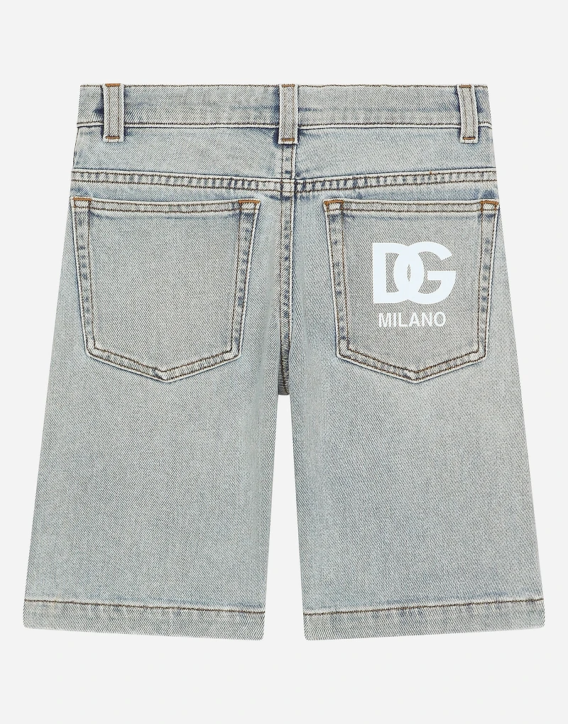 5-pocket denim shorts with DG logo