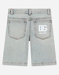 5-pocket denim shorts with DG logo