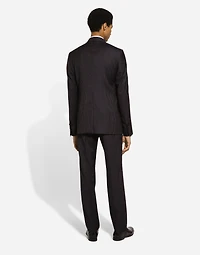Pinstripe double-breasted Martini-fit suit