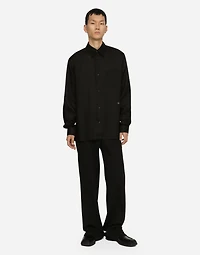 Linen Hawaiian shirt with DG hardware