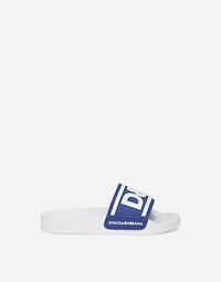 Rubber sliders with logo print