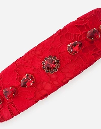 Headband with jewellery application