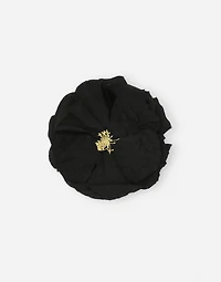 Floral cotton brooch