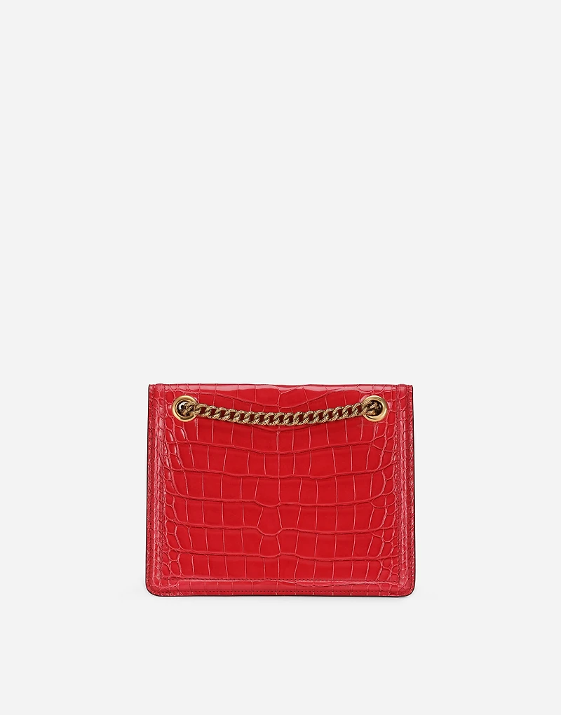 Medium crocodile skin Devotion bag