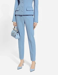 Tailored wool crêpe pants