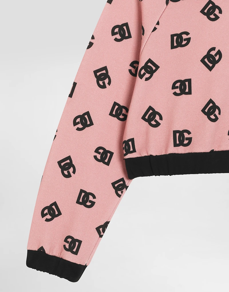 Hoodie with DG logo print