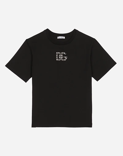 Jersey T-shirt with DG logo