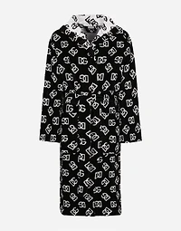 Bath Robe Cotton Terry Jacquard