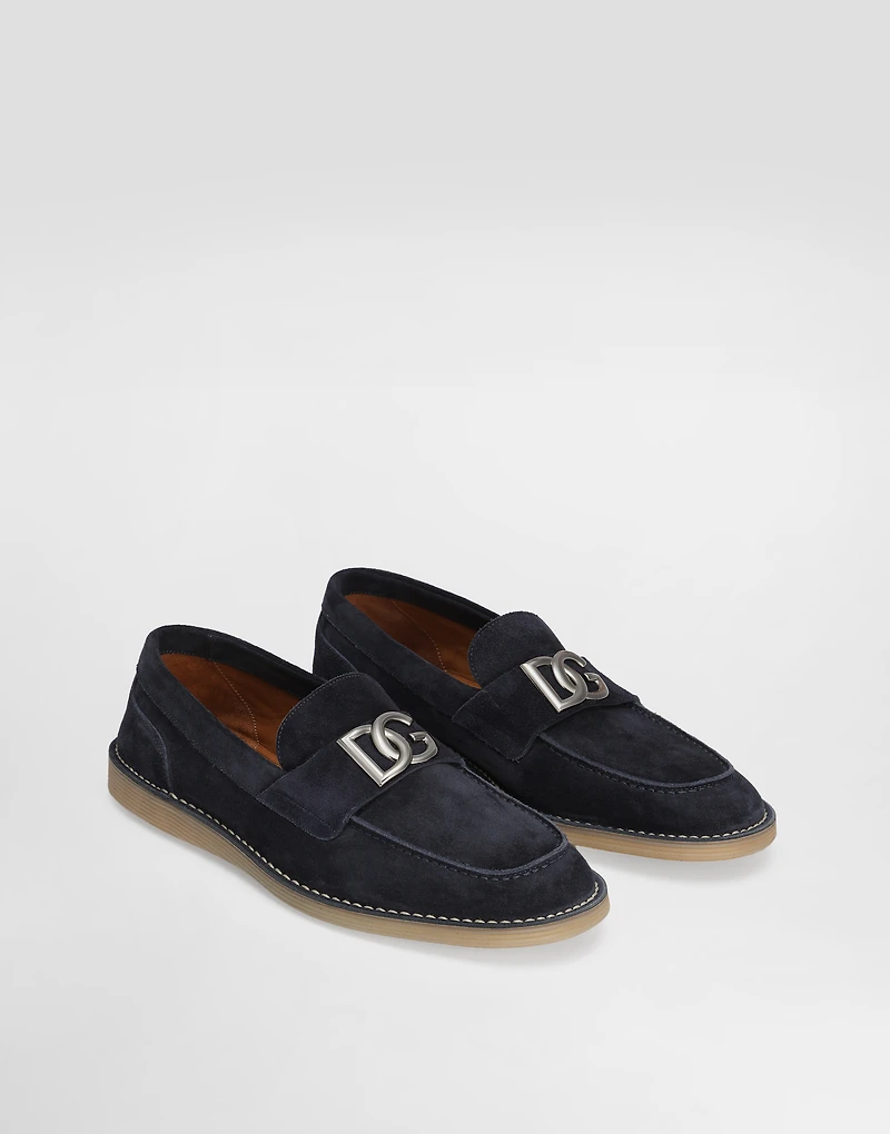 Suede loafers