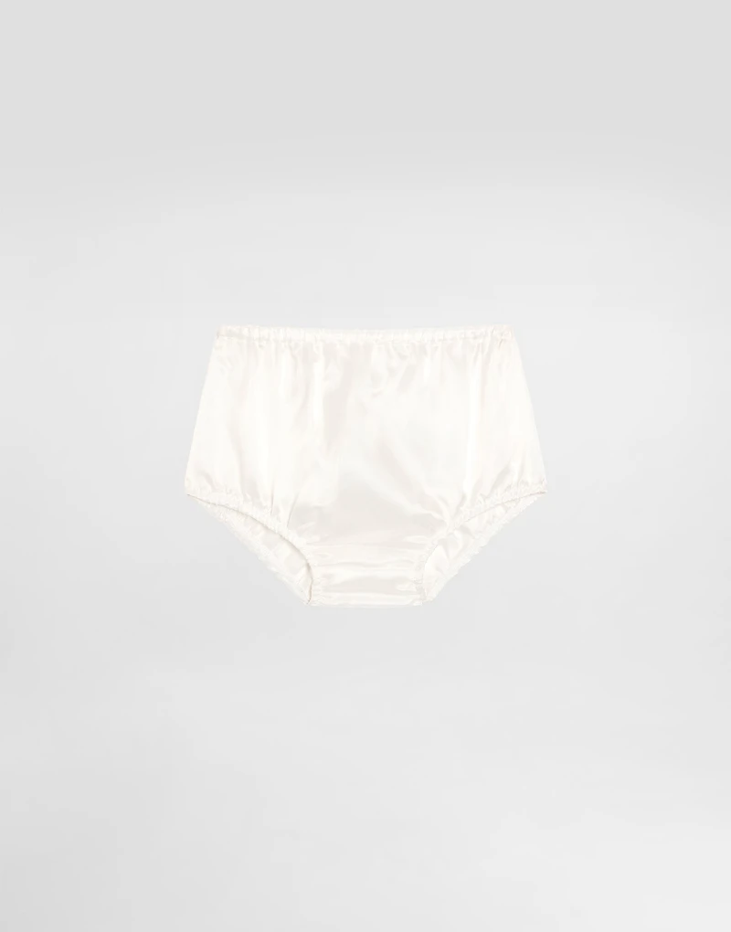 Smooth velvet dress with culottes