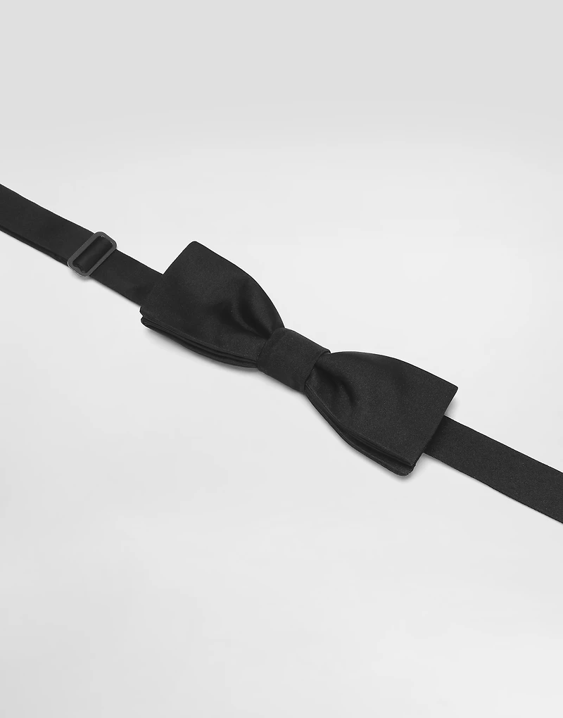 Silk satin bow tie