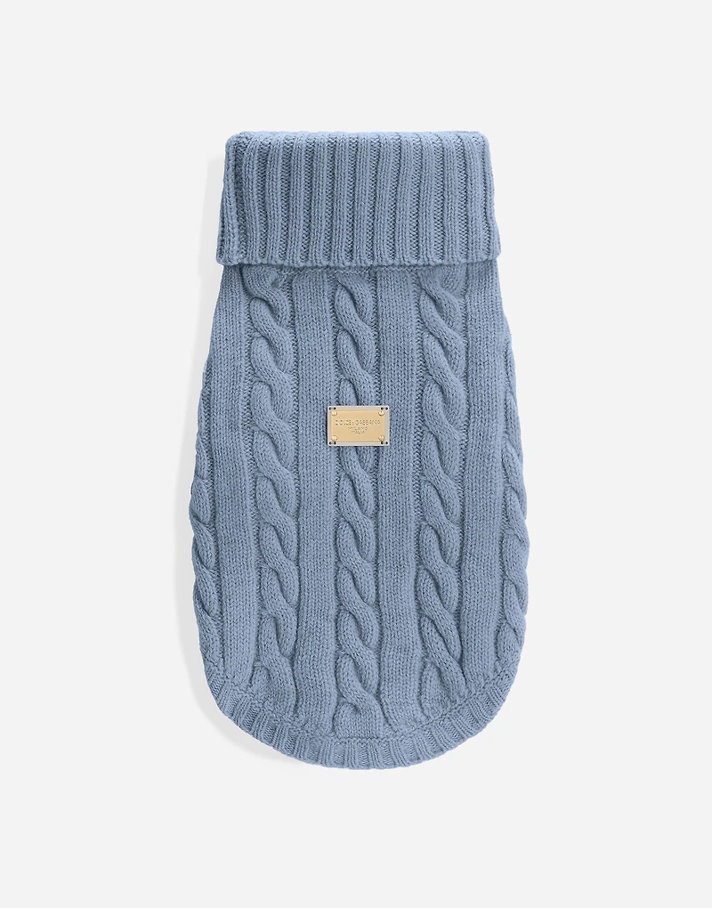 Wool dog sweater