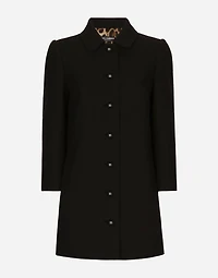 Short woolen coat