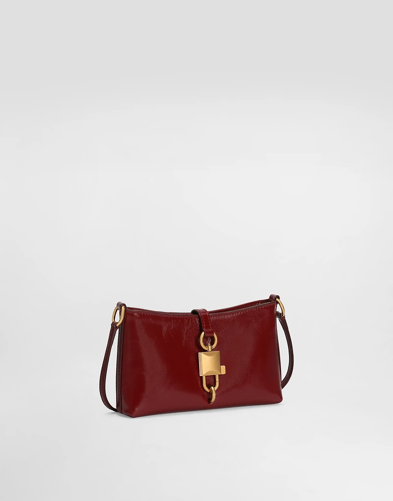 Lock shoulder bag in calfskin