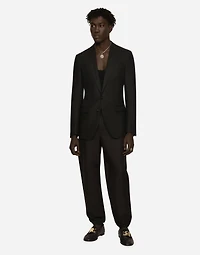 Single-breasted linen Taormina jacket